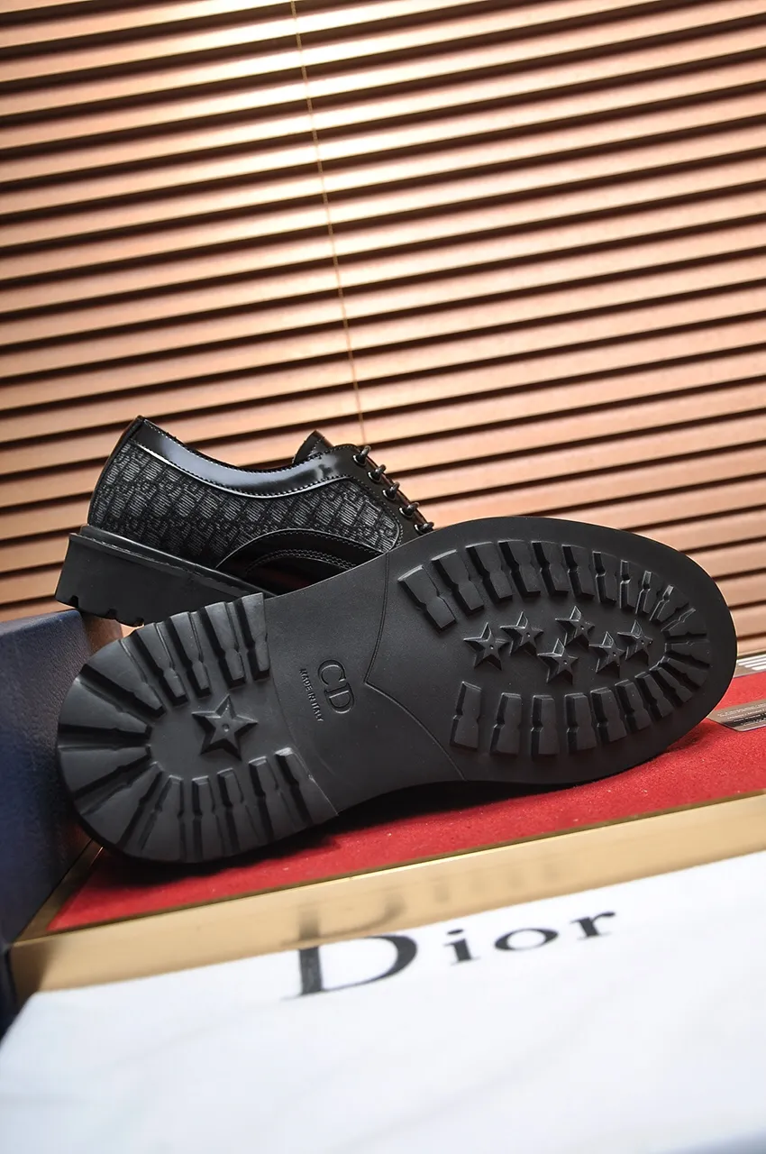 Men's shoes 💰680💶[Dior] (water-dyed cowhide lining) Dior original 1:1 high-quality factory, imported original materials, imported raw cowhide, water-dyed cowhide lining, original TPU outsole, code number: 39-44 (38.45 custom-made)